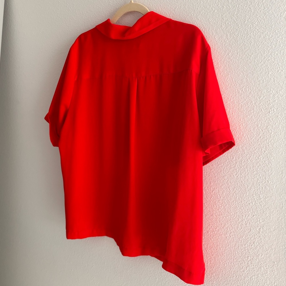 Red Buttoned Blouse - image 3